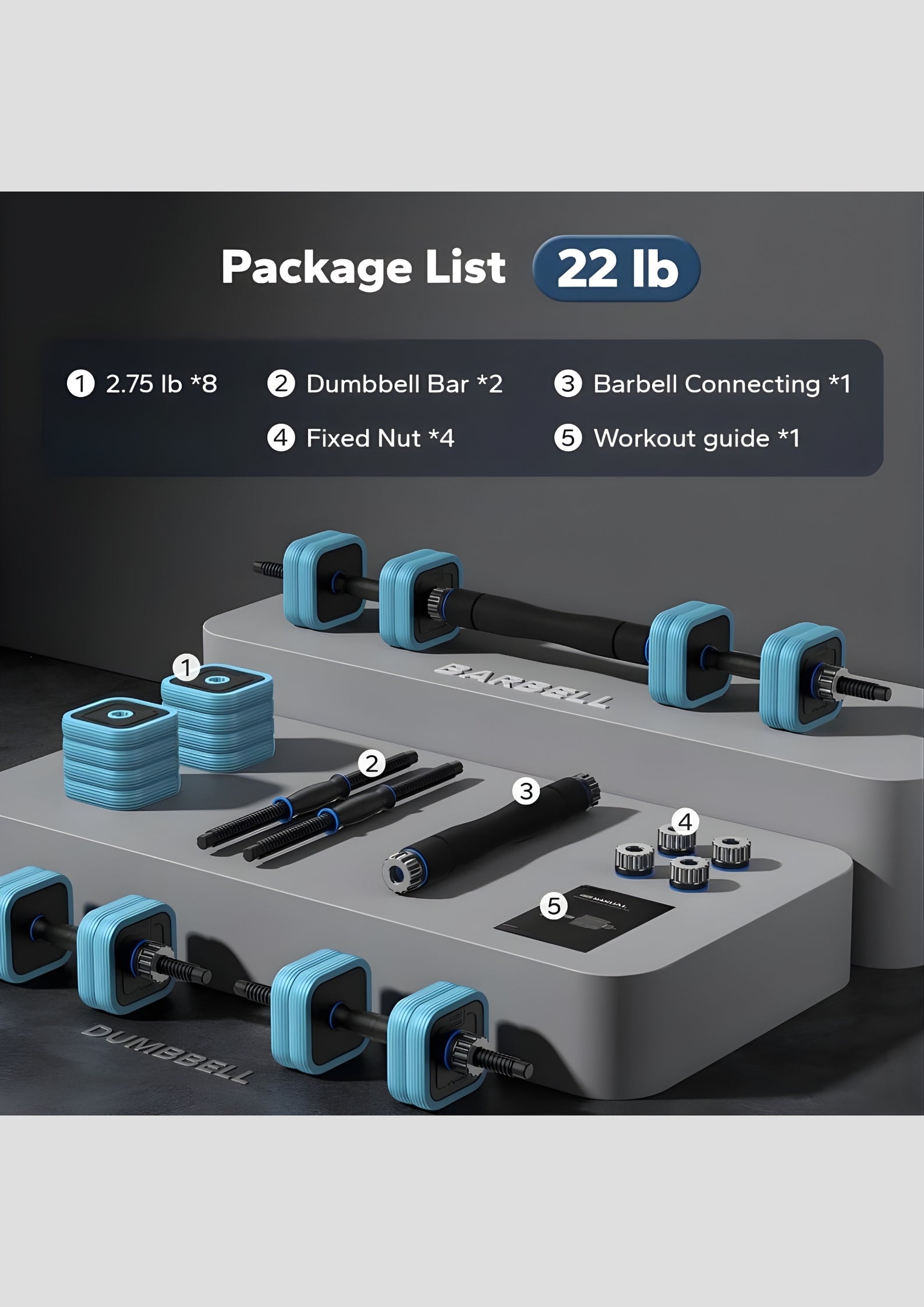 Adjustable Dumbbell Set