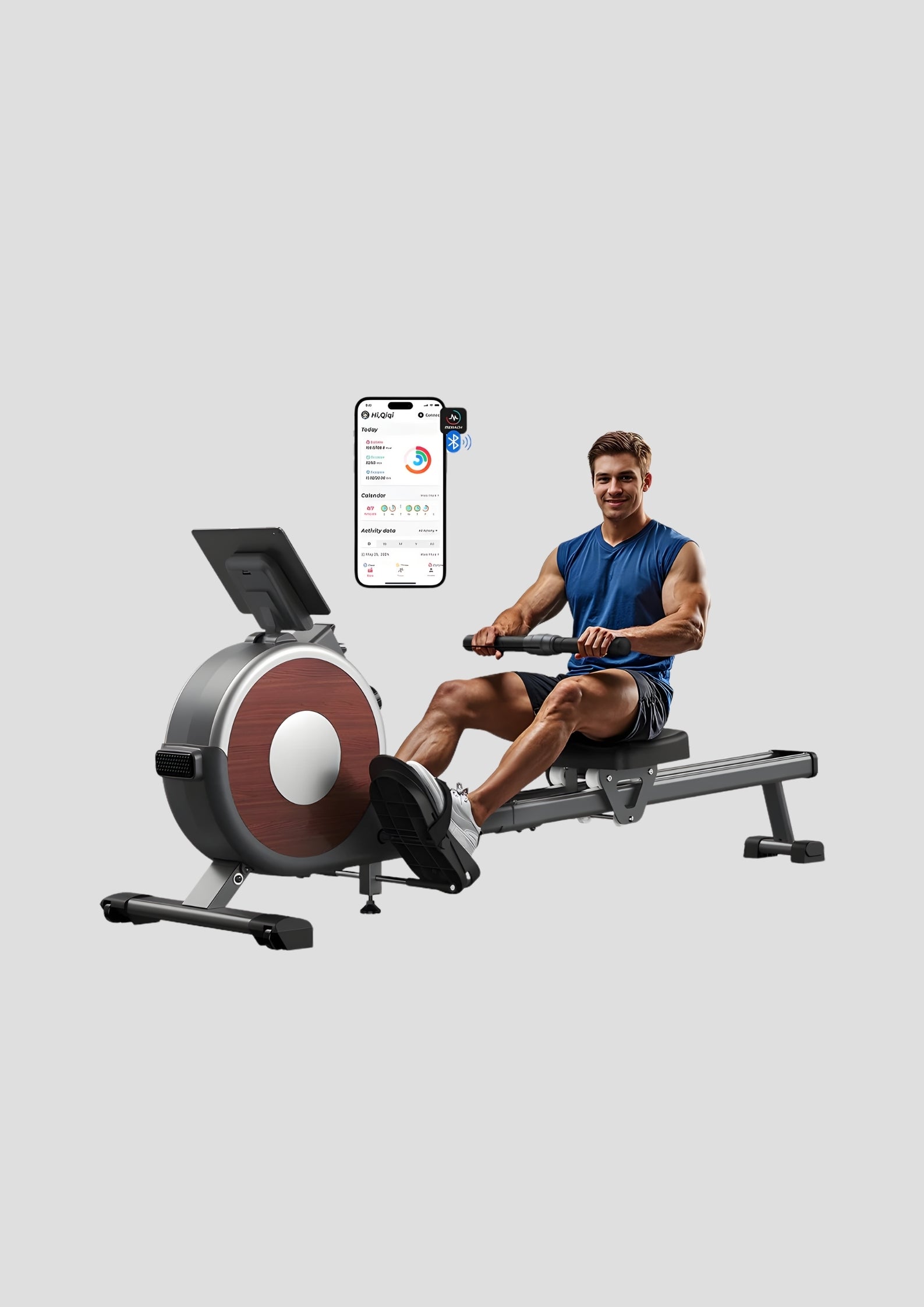 Q1S Auto Electromagnetic Smart Rower