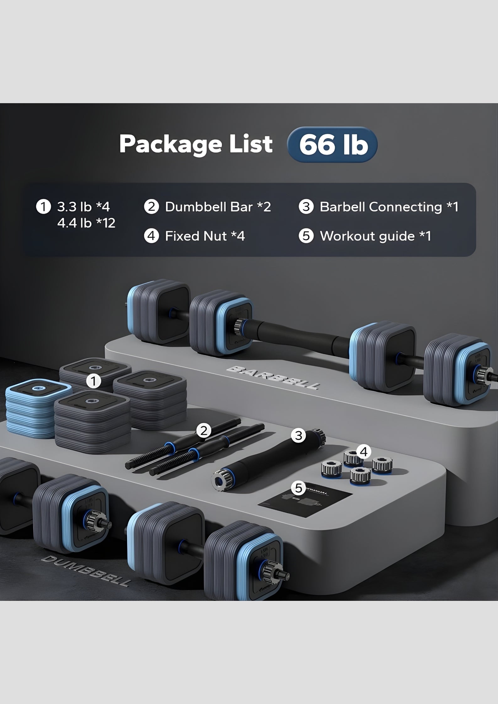 Adjustable Dumbbell Set