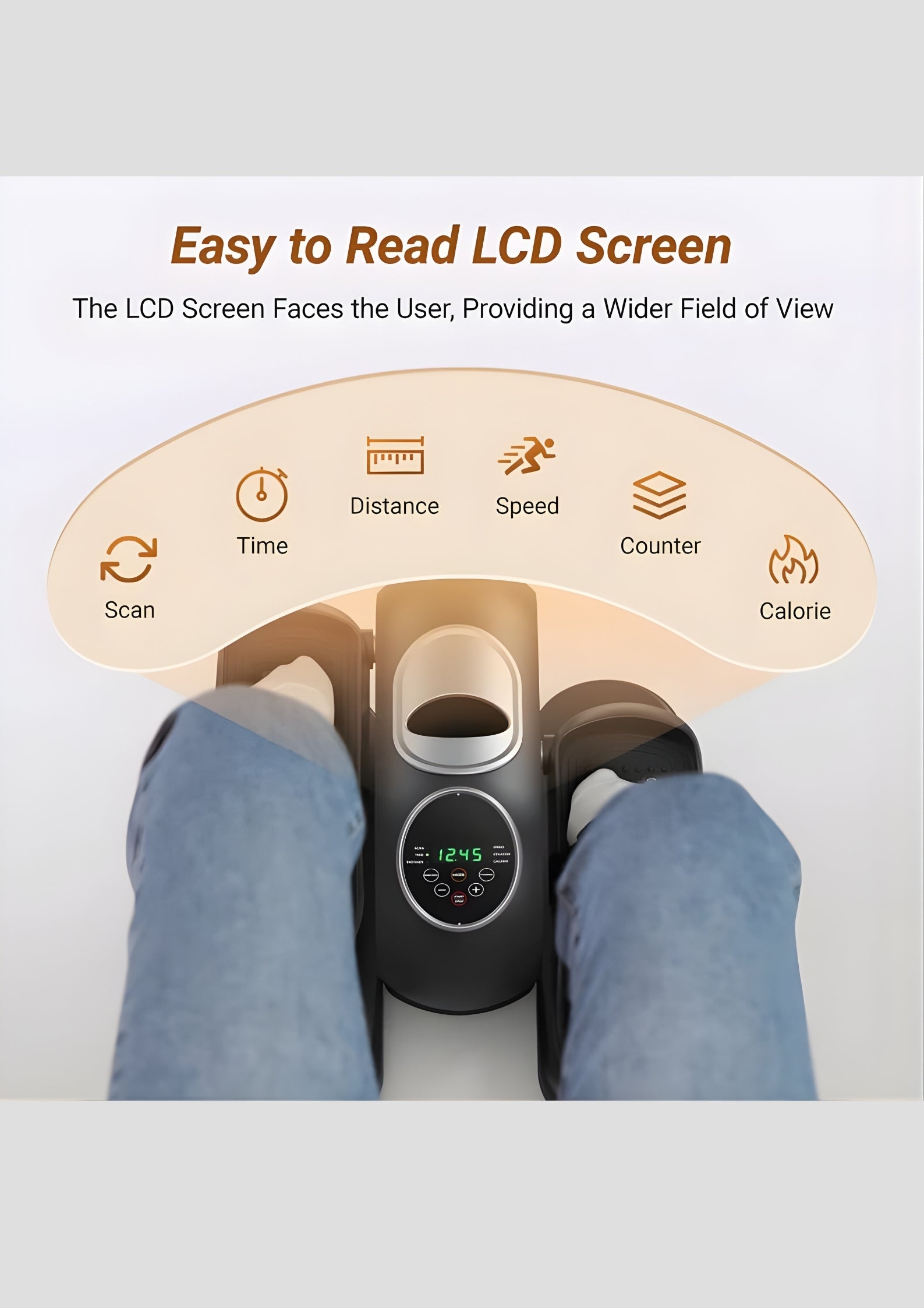 Under desk Electric Elliptical Machine-E32 Mini