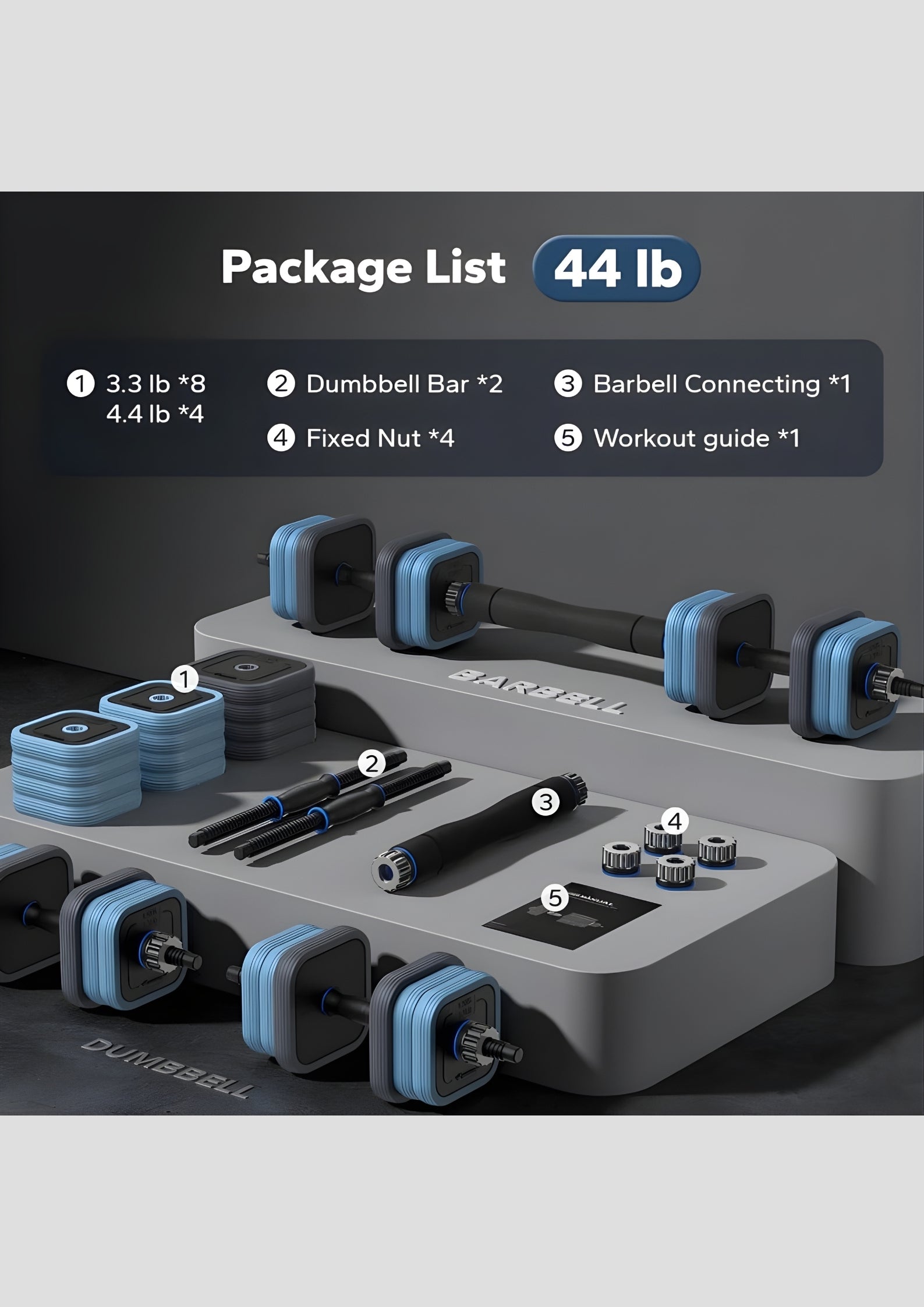 Adjustable Dumbbell Set