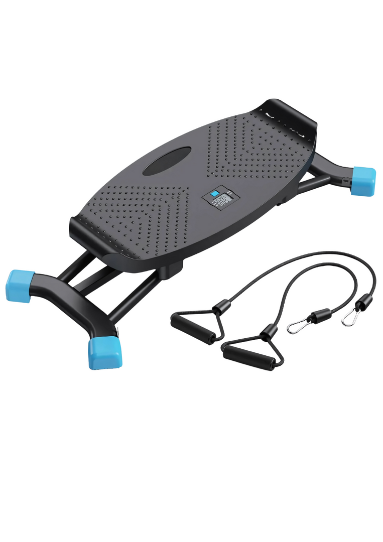 Simulated Ski Training Machine with tension ropes