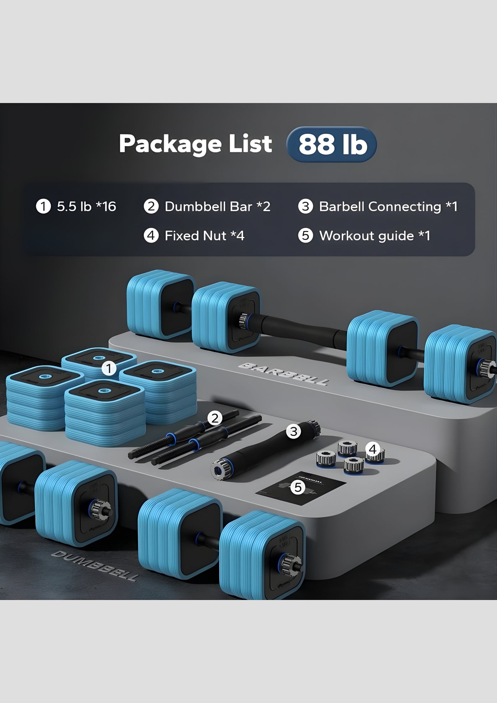 Adjustable Dumbbell Set