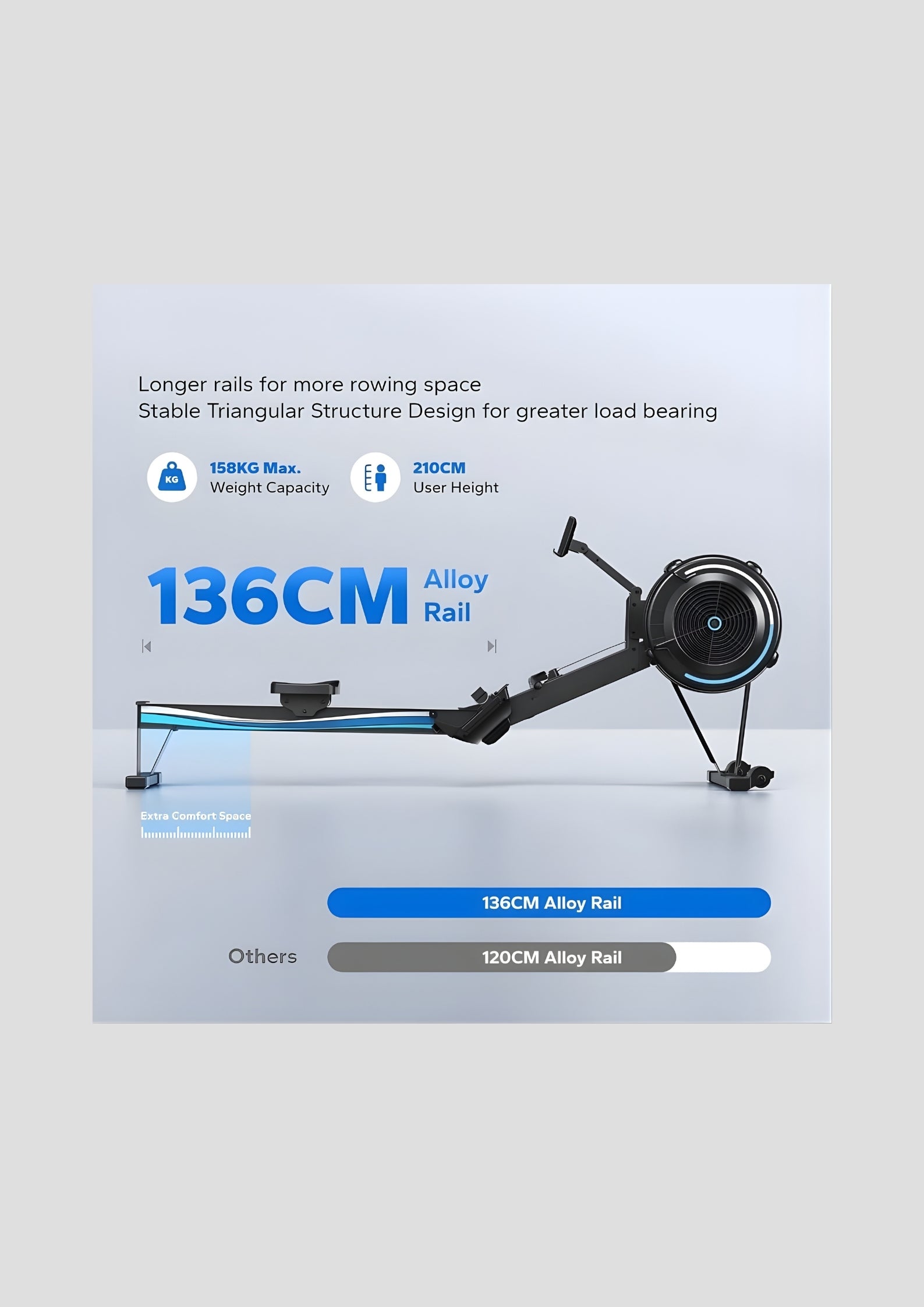 FitYuki R50 Air Resistance Rower