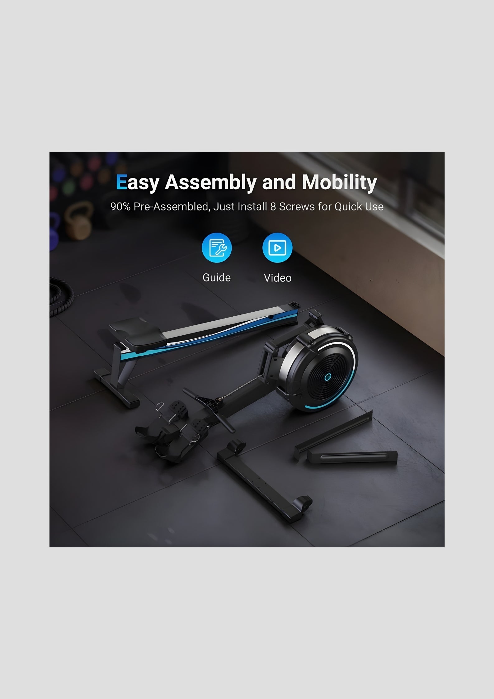 FitYuki R50 Air Resistance Rower