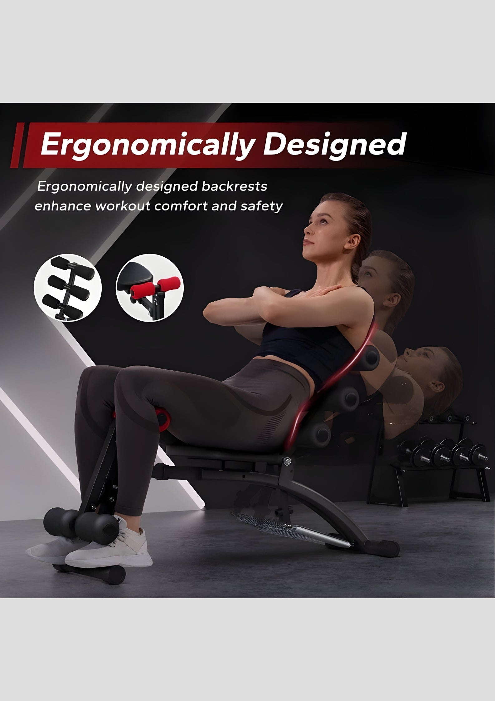 Multi-Functional Adjustable Ab Trainer