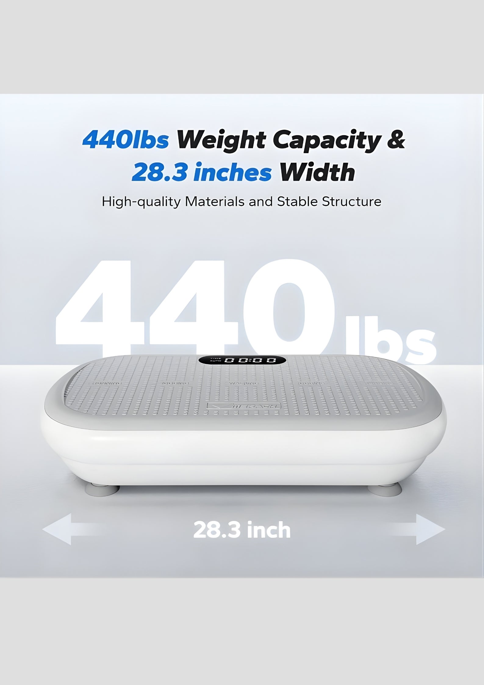 SurgeVib V40 High-Power 440 lbs Vibration Plate for Weight Loss