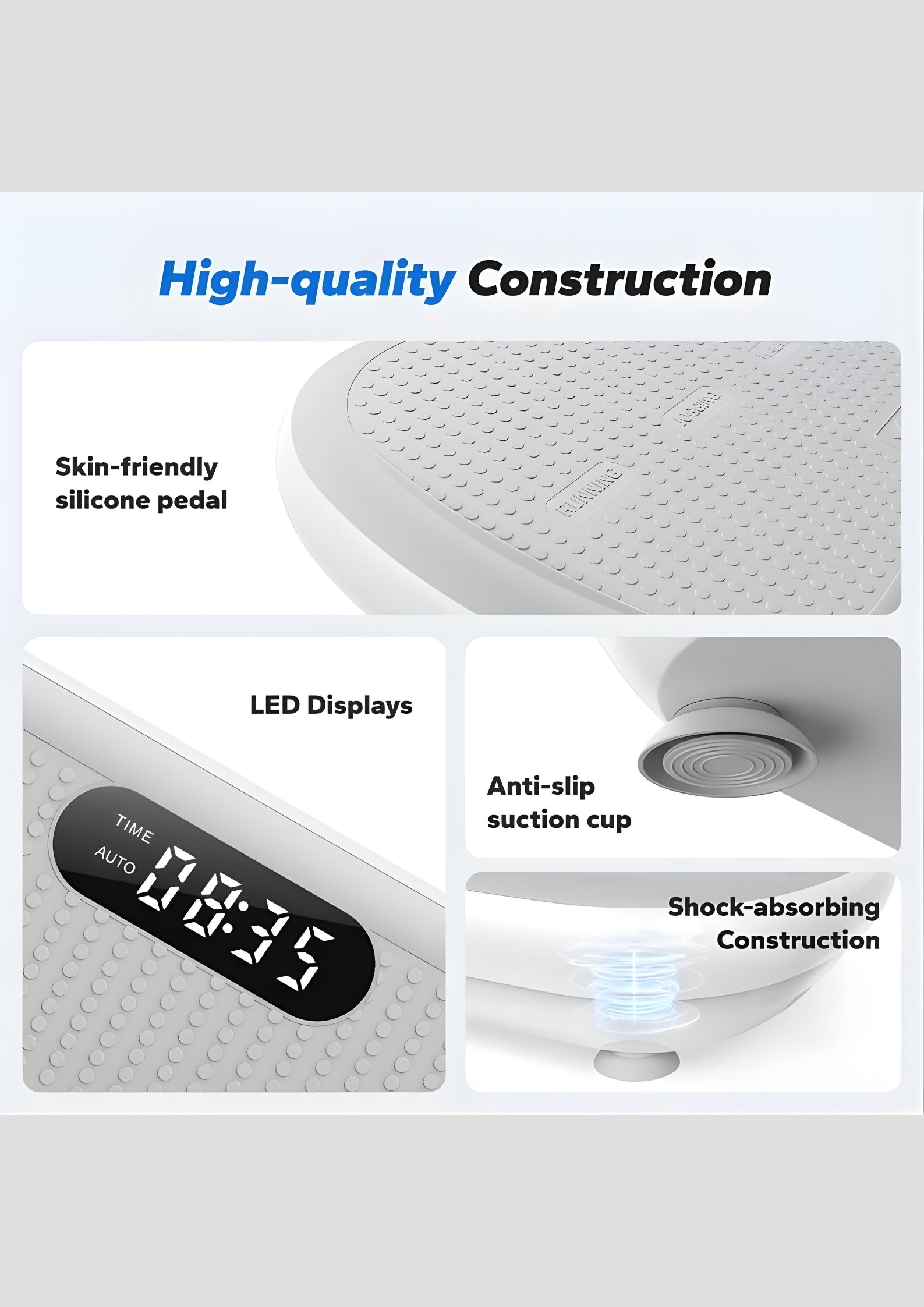 SurgeVib V40 High-Power 440 lbs Vibration Plate for Weight Loss