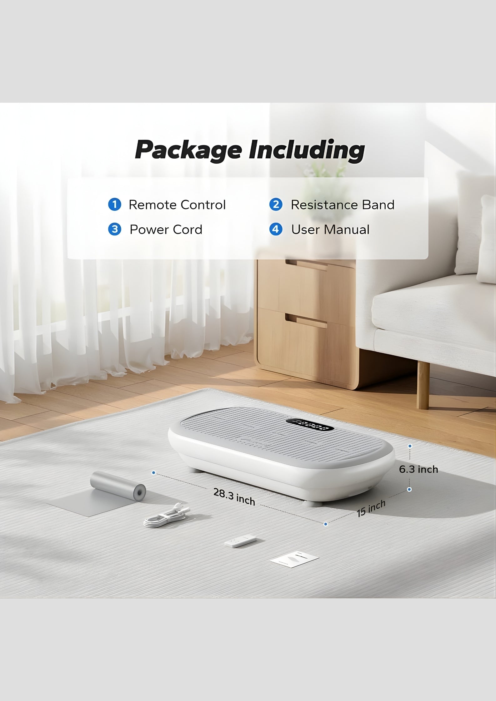 SurgeVib V40 High-Power 440 lbs Vibration Plate for Weight Loss