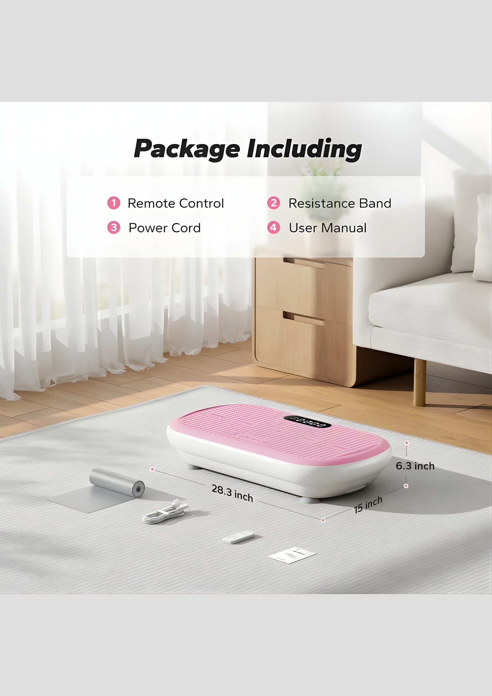 SurgeVib V40 High-Power 440 lbs Vibration Plate for Weight Loss