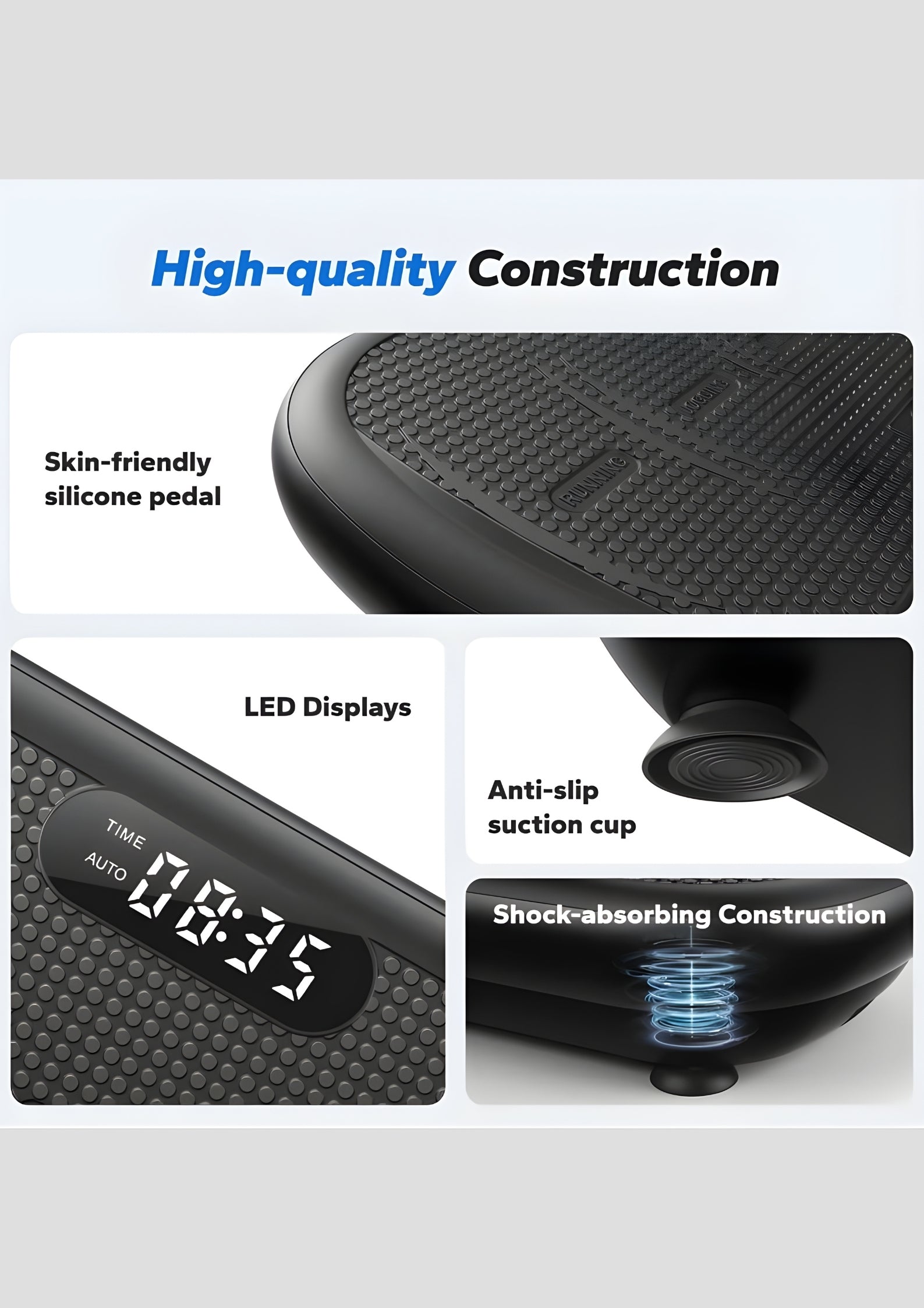 SurgeVib V40 High-Power 440 lbs Vibration Plate for Weight Loss