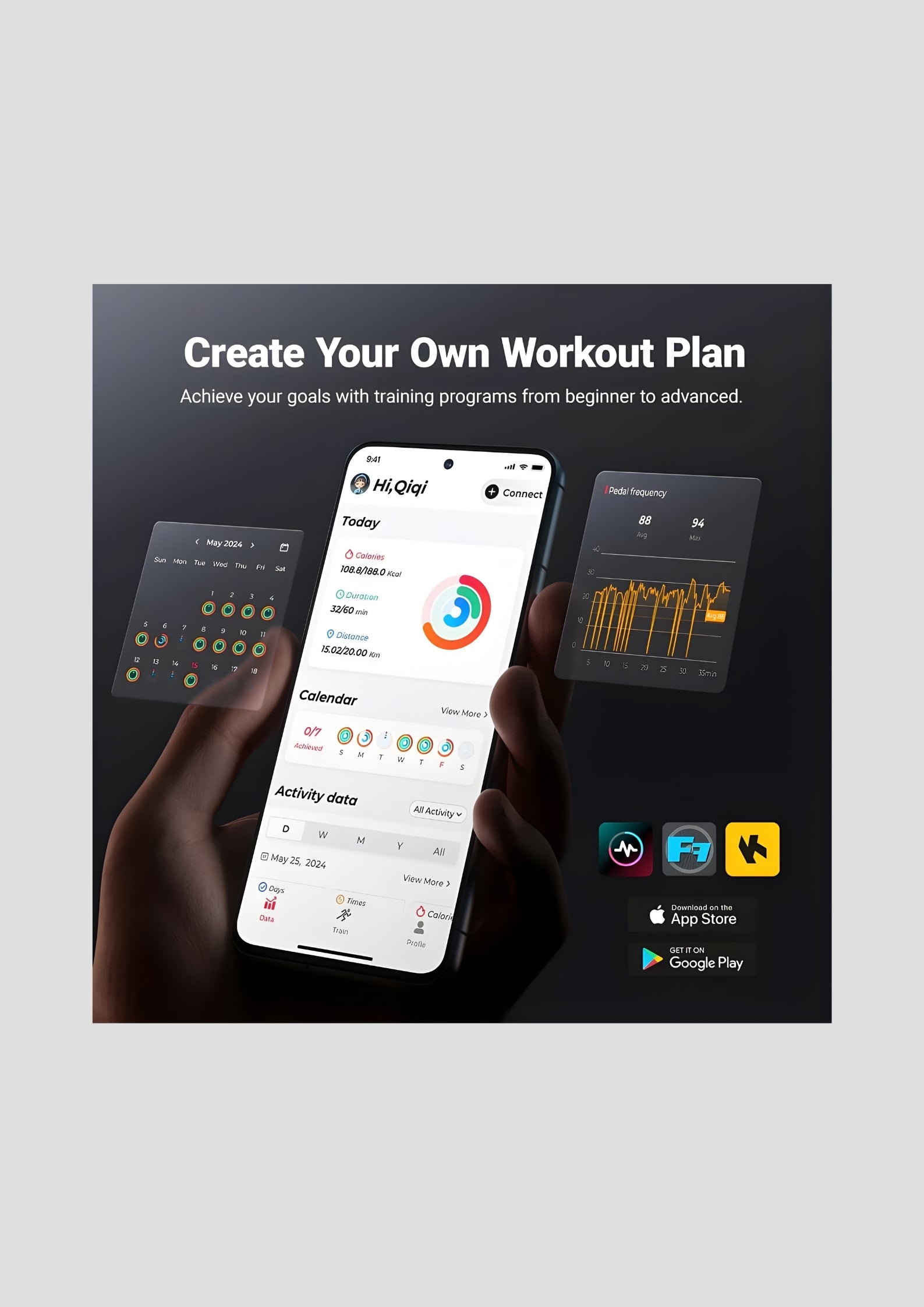 S28 Smart Off-Road Exercise Bike with ±6° Incline