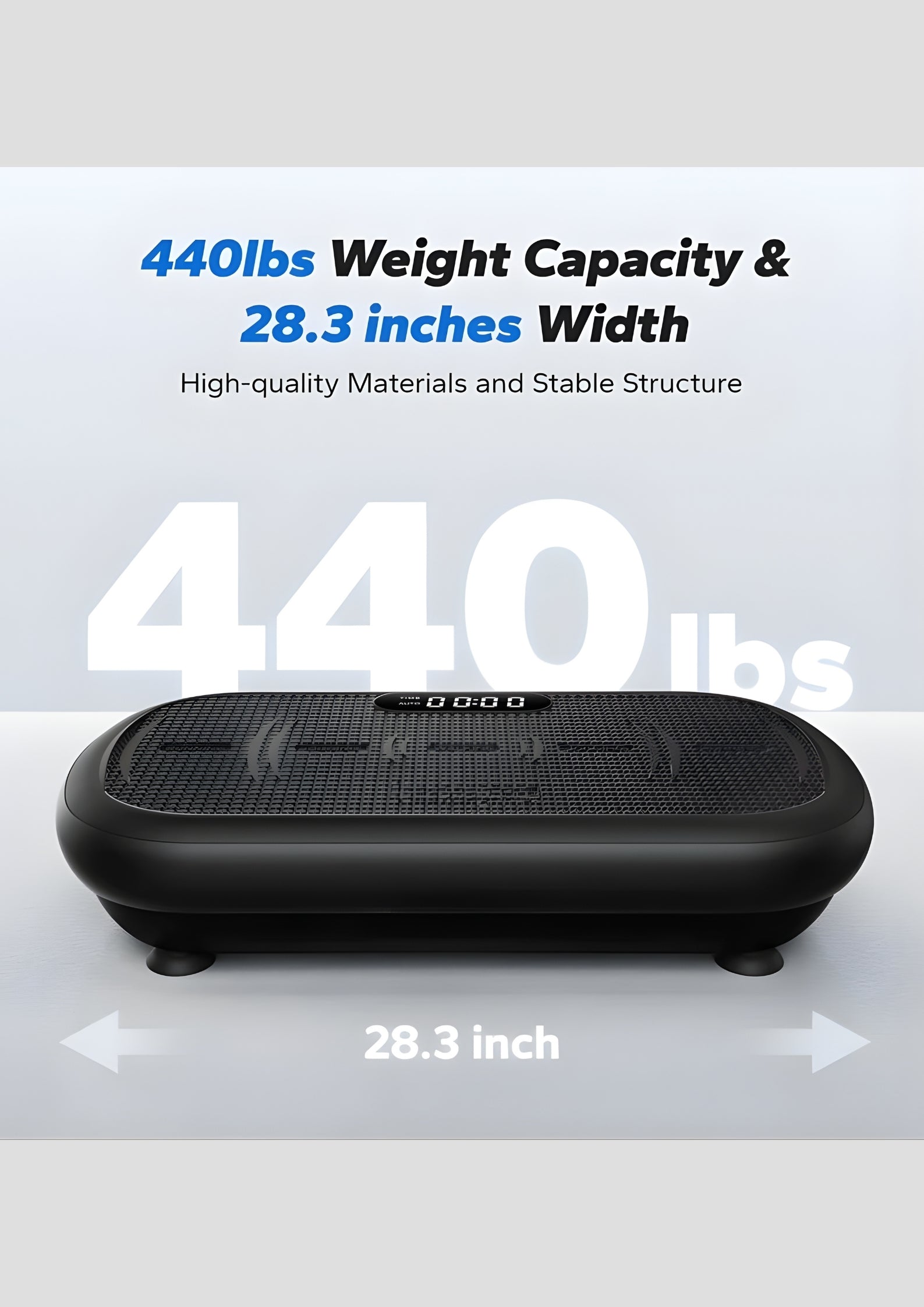 SurgeVib V40 High-Power 440 lbs Vibration Plate for Weight Loss