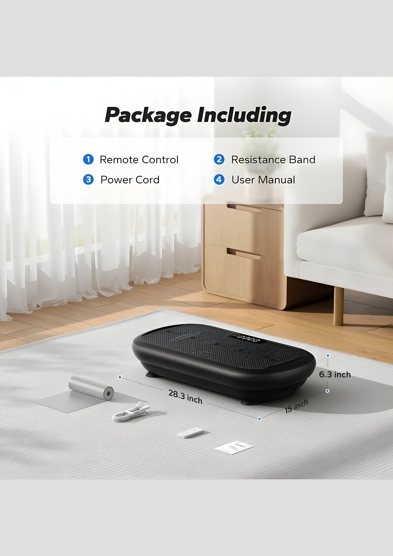 SurgeVib V40 High-Power 440 lbs Vibration Plate for Weight Loss