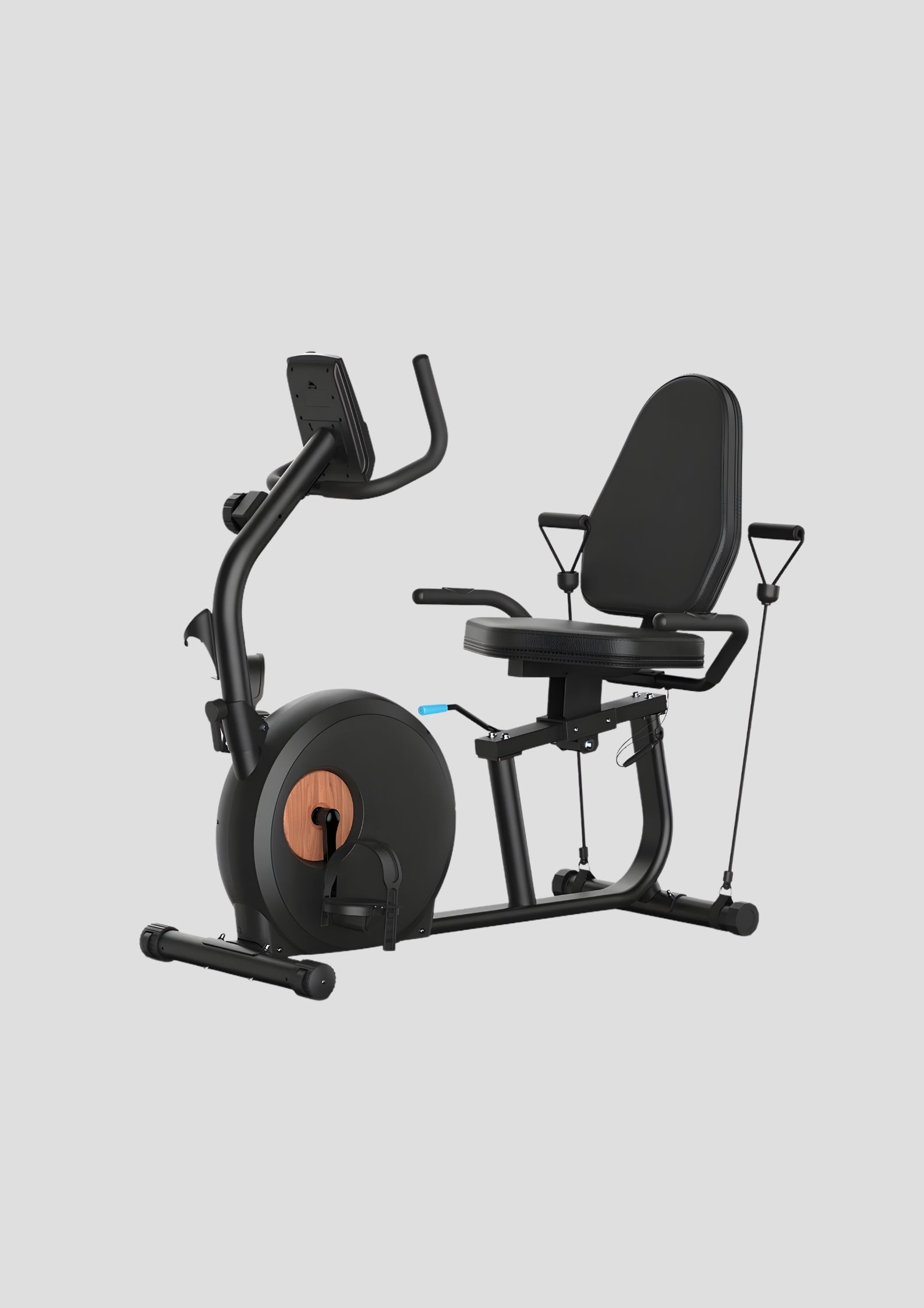 S23 Recumbent Bike With Resistance Bands