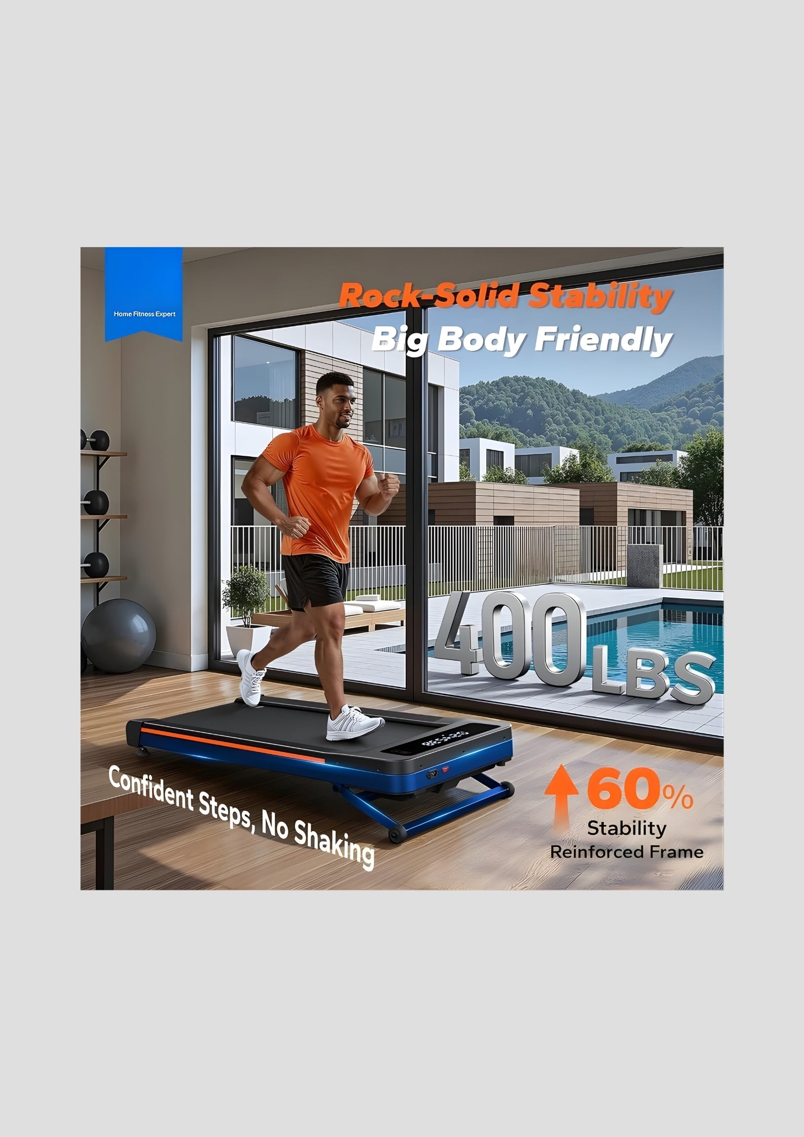 NovaWalk W50 TrekPad With Incline