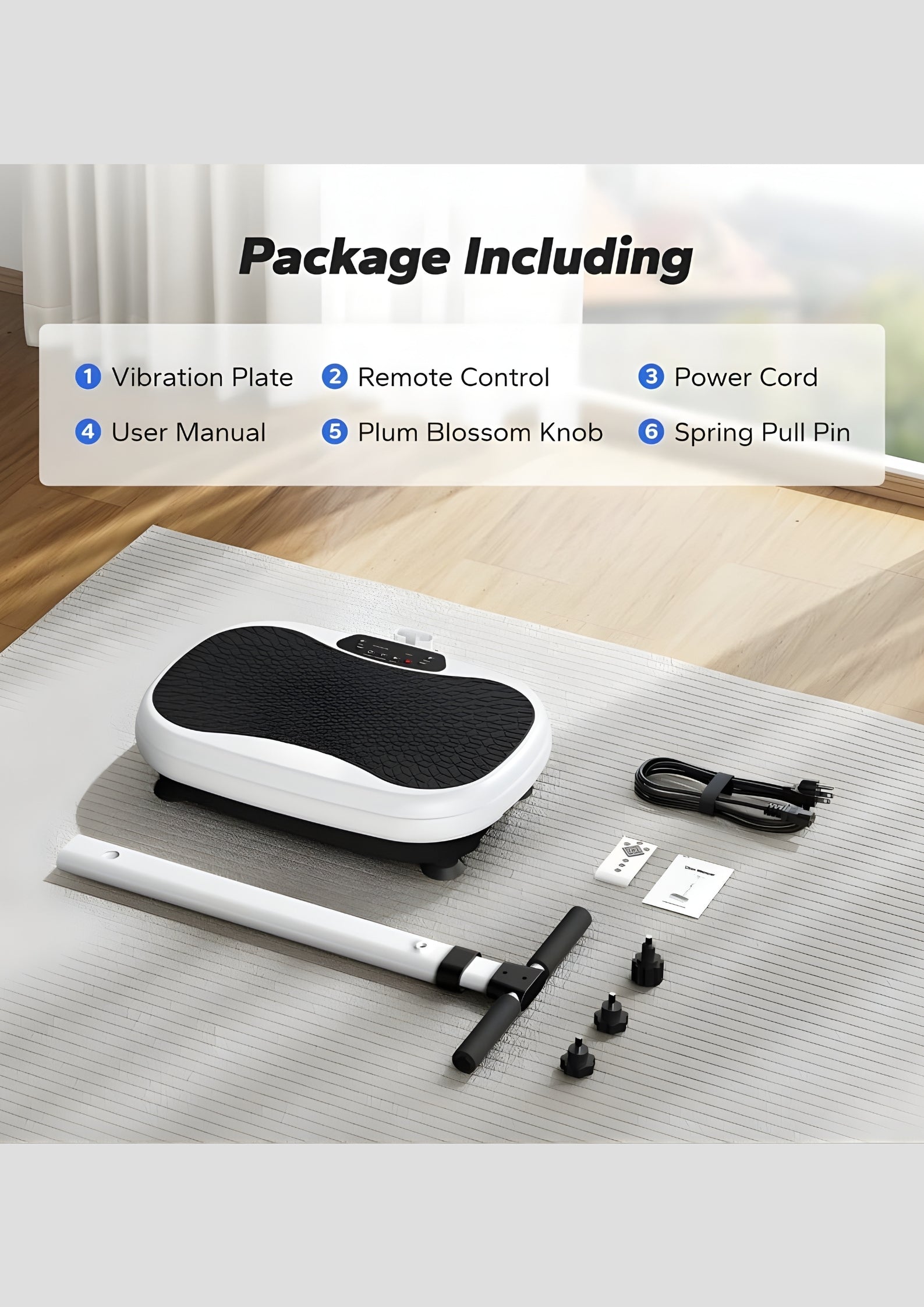 SurgeVib V41 Handrail Standing Vibration Plate