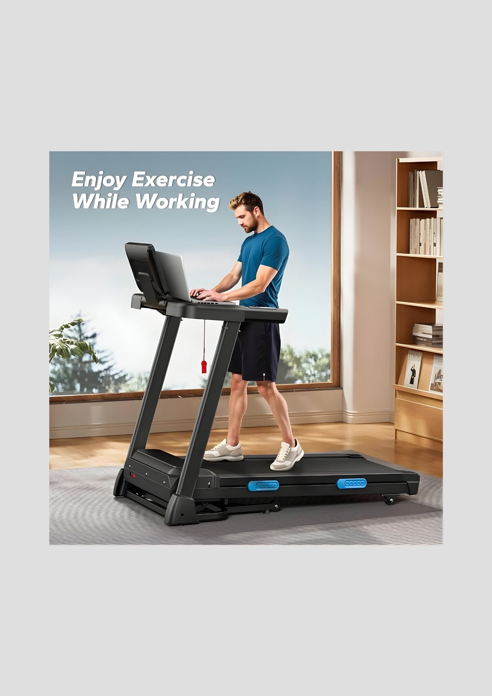 T12 Foldable Treadmill with 15% Auto Incline