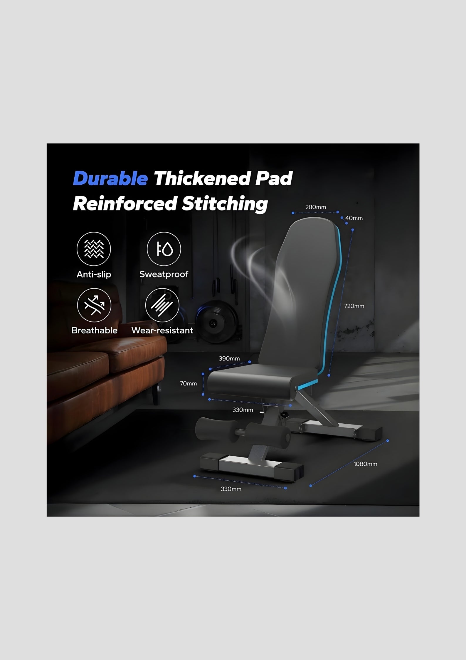 Foldable Weight Bench