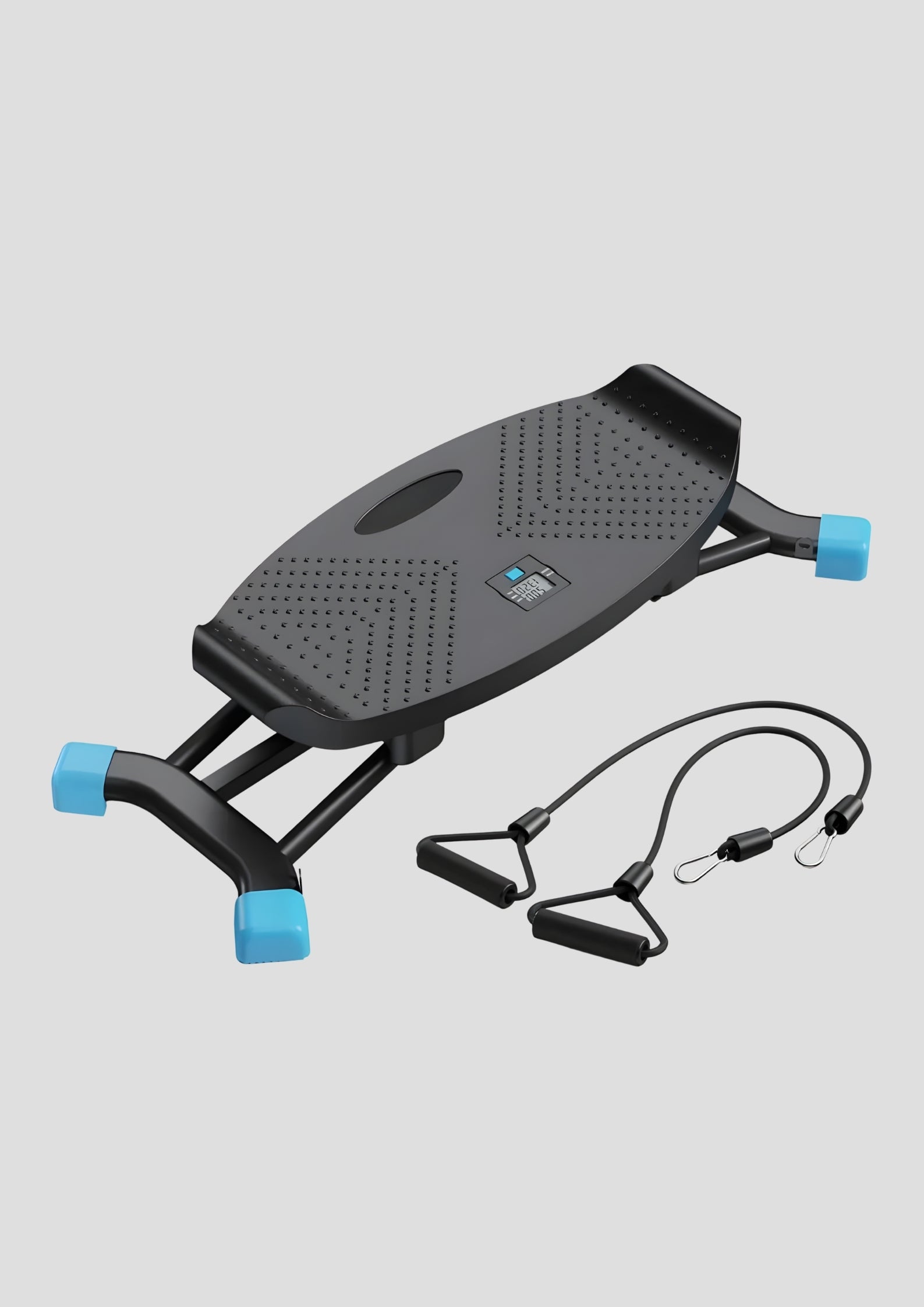 Simulated Ski Training Machine with tension ropes