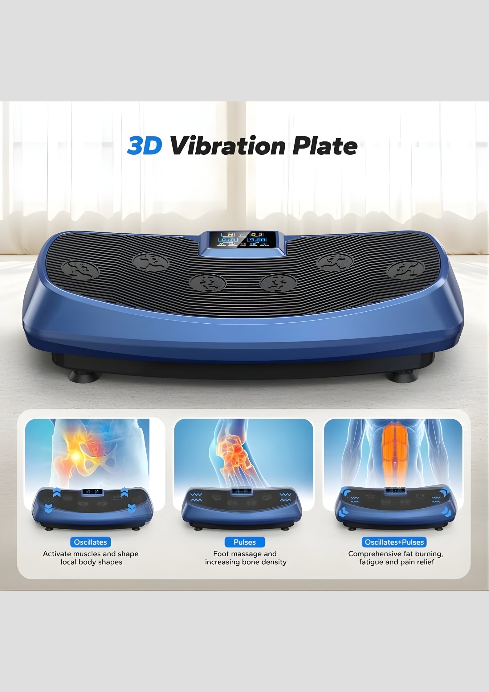 SurgeVib V50 3D Low-Impact Vibration Plate