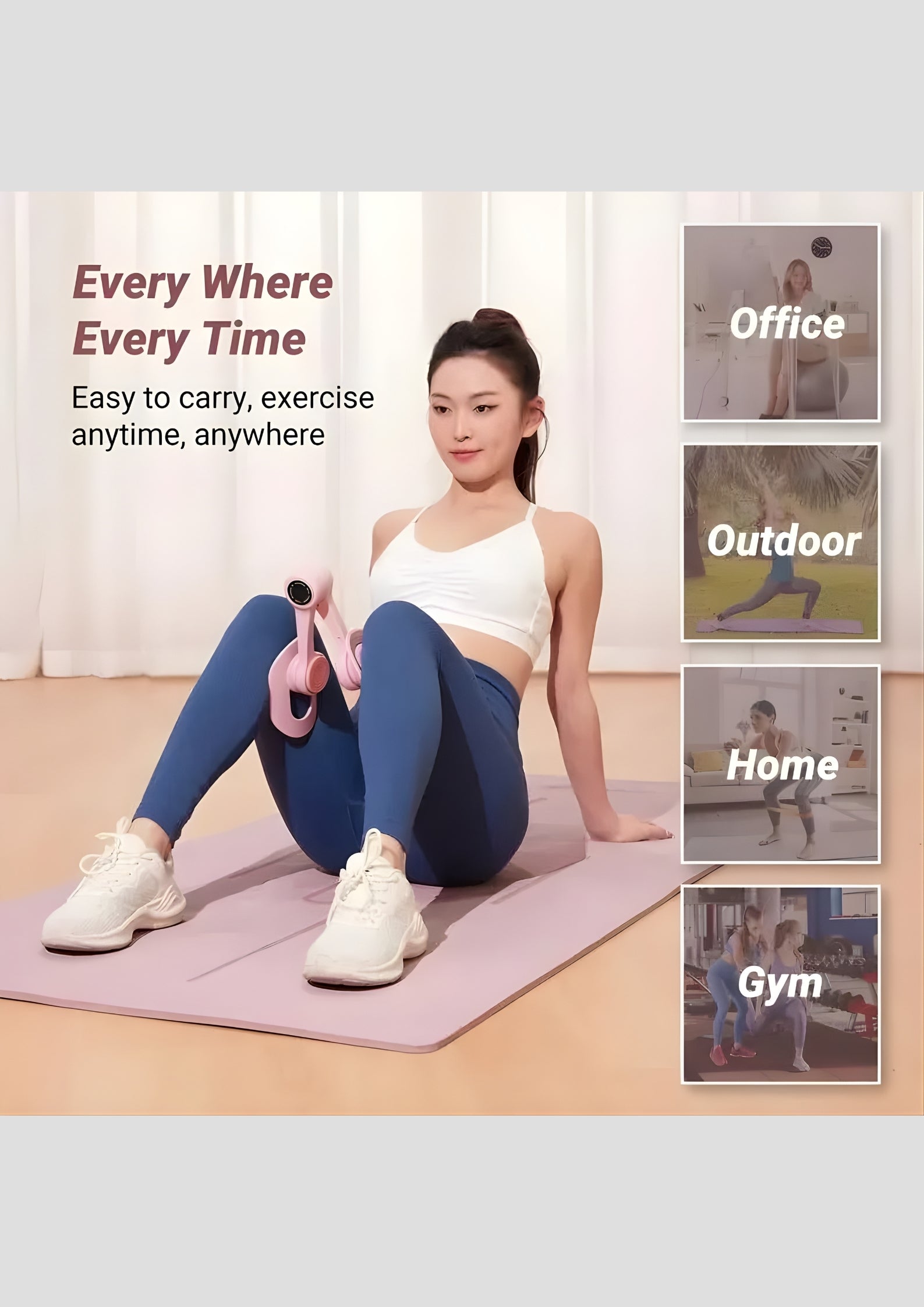 Inner Thigh & Pelvic Floor Muscle Exercise Pilates