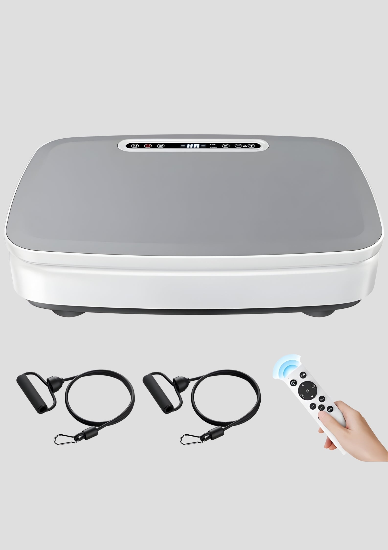 PulseVib V20 Cool Light Vibration Plate with Bands