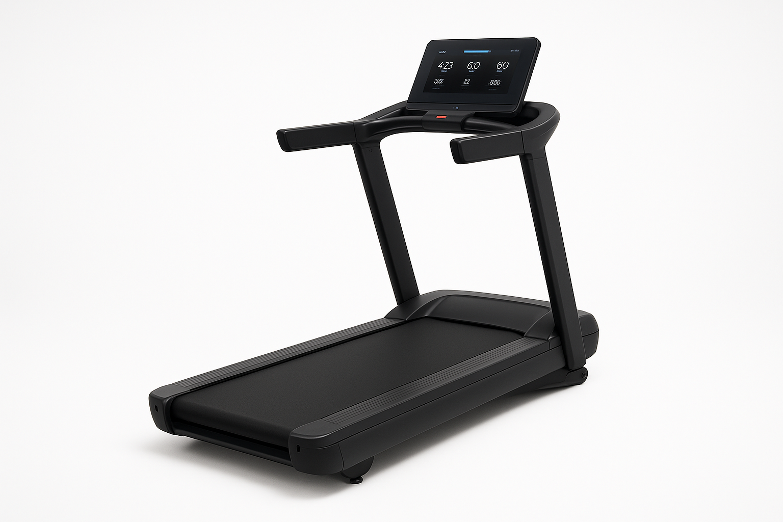 Treadmill with white background